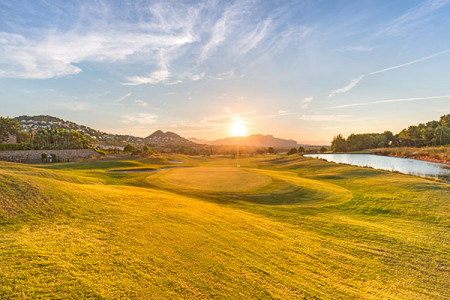 Spanien Costa Brava Dénia La Sella Golf Resort Blick auf den Golfplatz Der Golfplatz des Dénia La Sella Golf Resorts