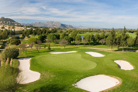 Spanien Costa Brava Dénia La Sella Golf Resort Blick auf die Küste La Sella Golf Resort Blick auf denGolfplatz