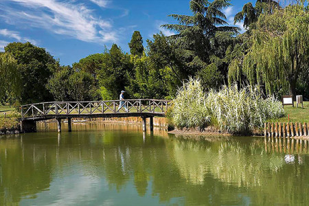 Golf Terme di Galzignano Golf Terme di Galzignano Brücke über Wasserhindernis
